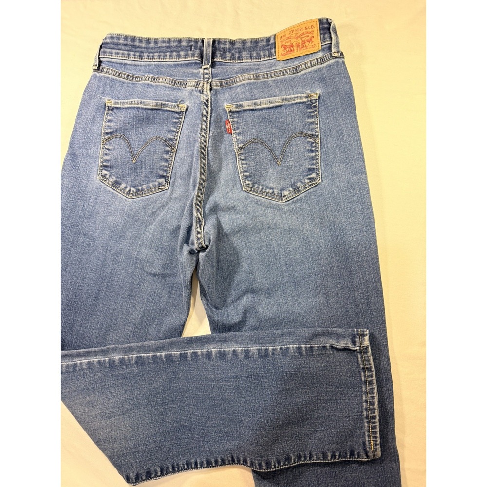 Levi's Jeans 711 Skinny Womens 30 Stretch Mid Rise Medium Wash Blue Denim